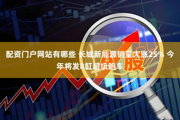 配资门户网站有哪些 长城新能源销量大涨25% 今年将发8缸超级跑车