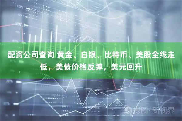配资公司查询 黄金、白银、比特币、美股全线走低，美债价格反弹，美元回升